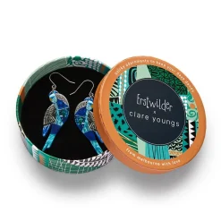 Erstwilder A Budgie Named Chirp Drop Earrings^ Earrings