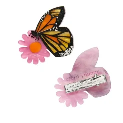 Erstwilder A Butterfly Named Flutter Hair Clips Set - 2 Piece^ Hair Clips & Claws