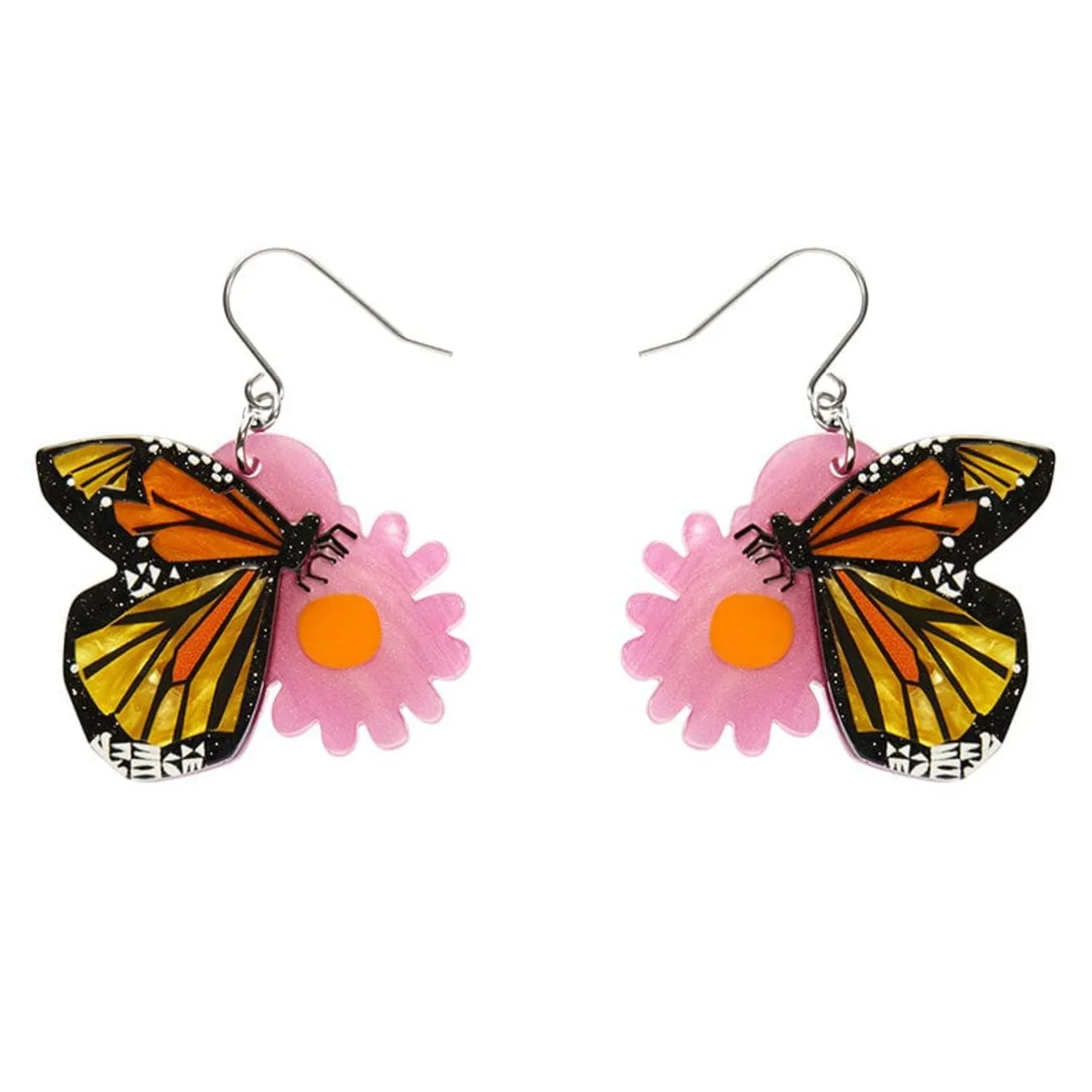Erstwilder A Butterfly Named Flutter Drop Earrings^ Earrings