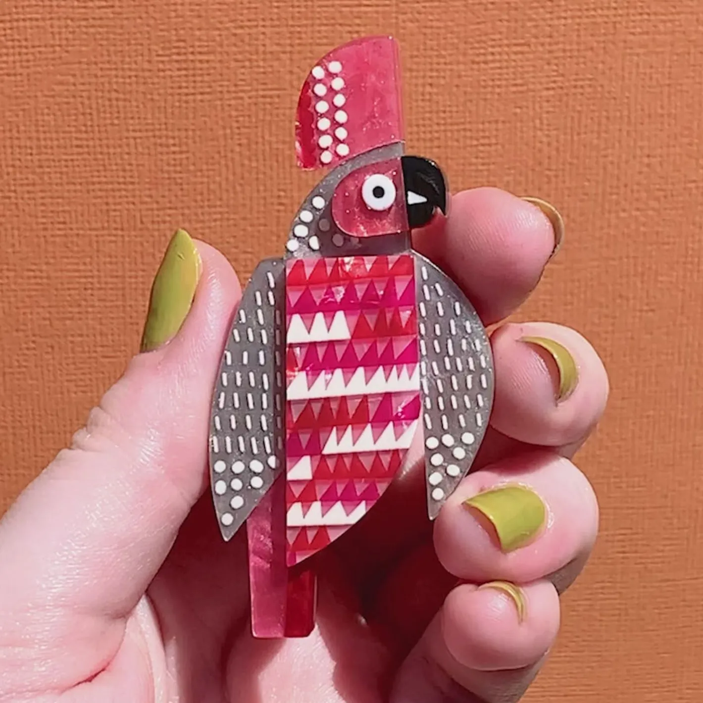 Erstwilder A Cockatoo Named Squawk Brooch^ Brooches