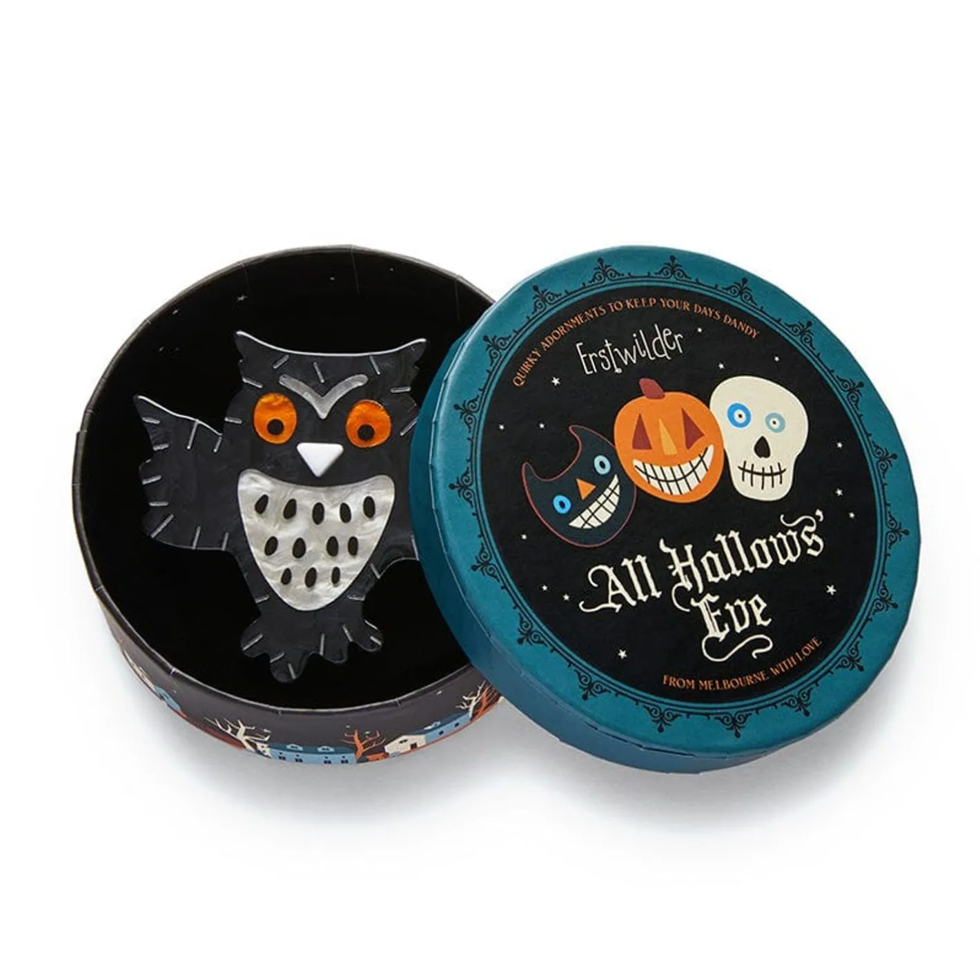 Erstwilder A Halloween Hoot Brooch^ Brooches