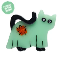 Erstwilder A Most Ghostly Kitty Brooch^ Brooches
