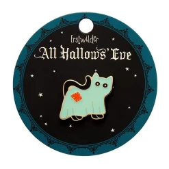 Erstwilder A Most Ghostly Kitty Enamel Pin^ Enamel Pins