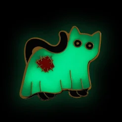 Erstwilder A Most Ghostly Kitty Enamel Pin^ Enamel Pins