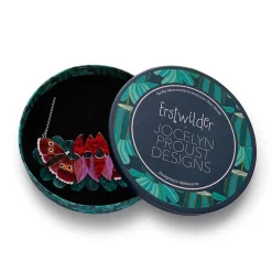 Erstwilder A Moth Amongst The Desert Peas Necklace^ Necklaces