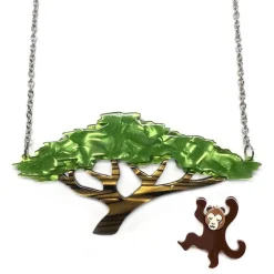 Erstwilder Acacia Escape Necklace And Mini Brooch Set^ Necklaces