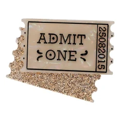 Erstwilder Admit One Ticket Brooch^ Brooches