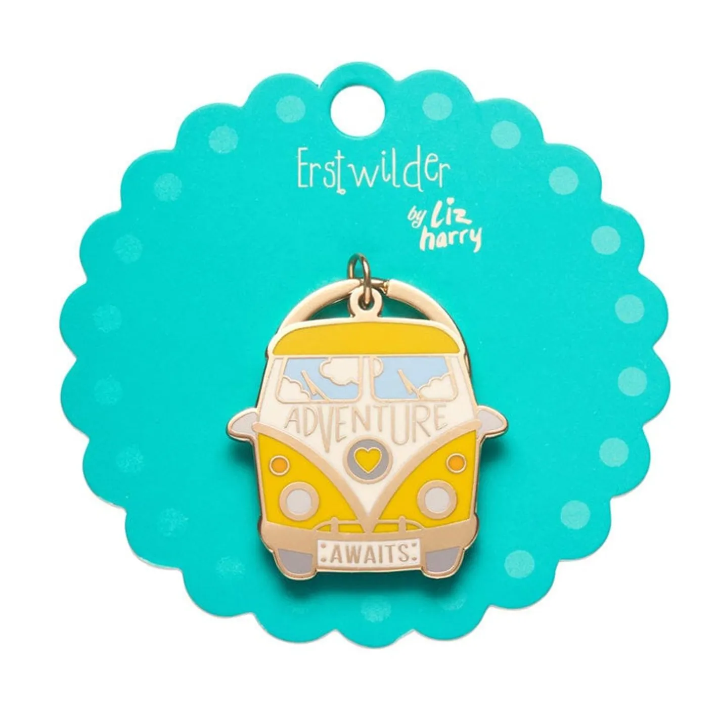 Erstwilder Adventure Awaits Enamel Key Charm^ Enamel Key Rings