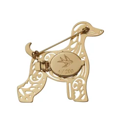 Erstwilder Ainslee The Afghan Hound Perfume Brooch^ Brooches