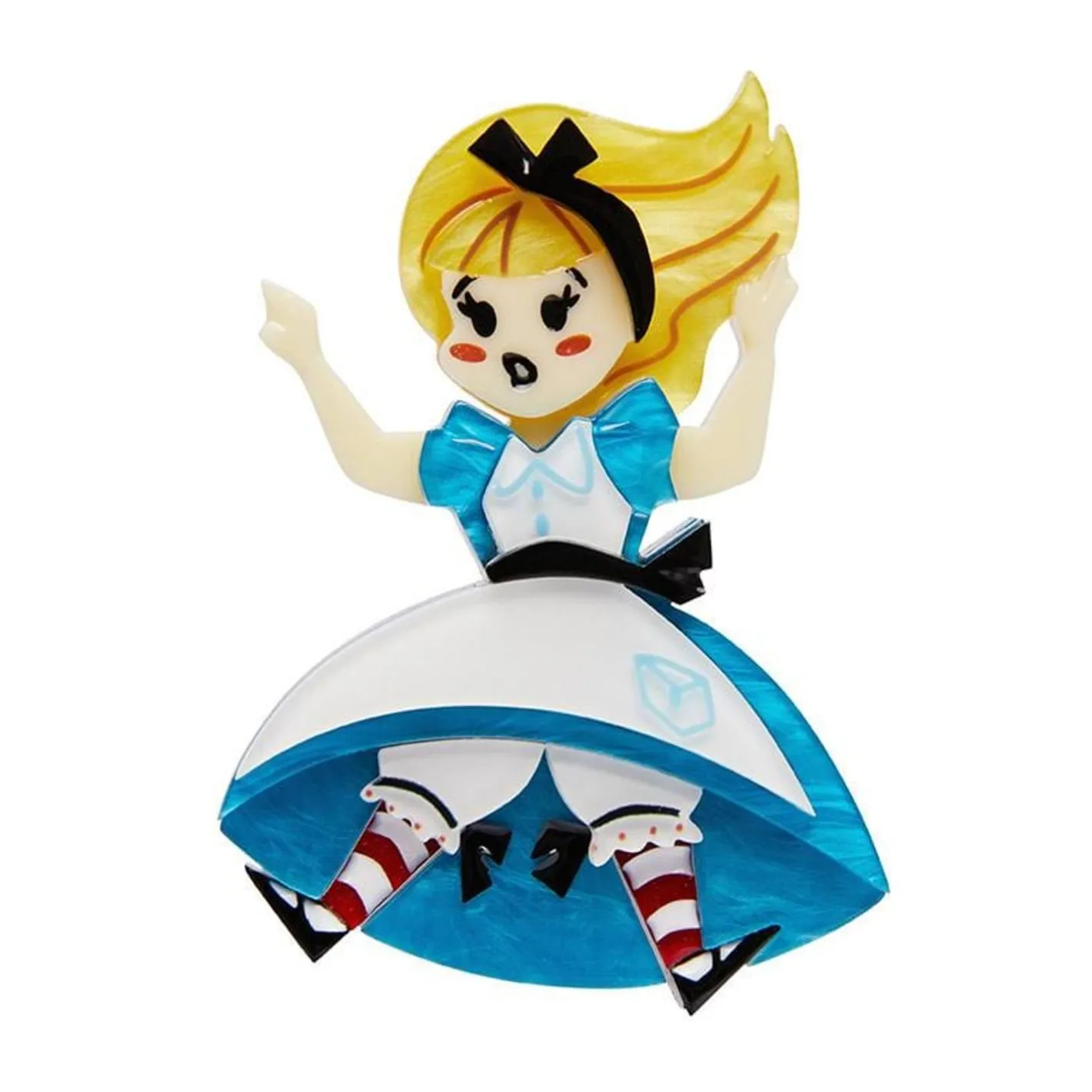 Erstwilder Alice Down The Rabbit Hole Brooch^ Brooches