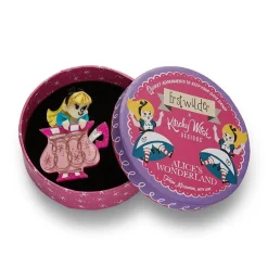 Erstwilder Always Tea Time, Alice Brooch^ Brooches