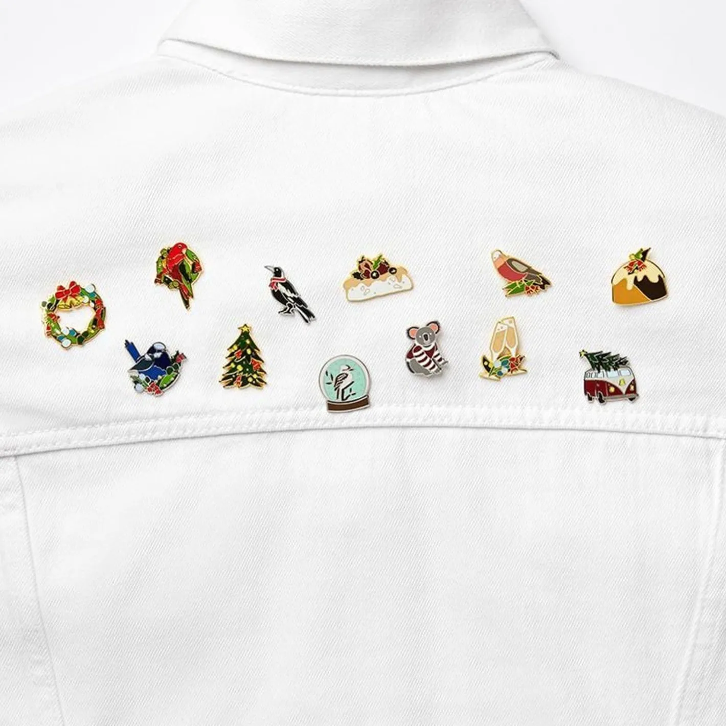 Erstwilder An Australian Christmas Complete Enamel Pin Pack - 12 Piece^ Enamel Pins