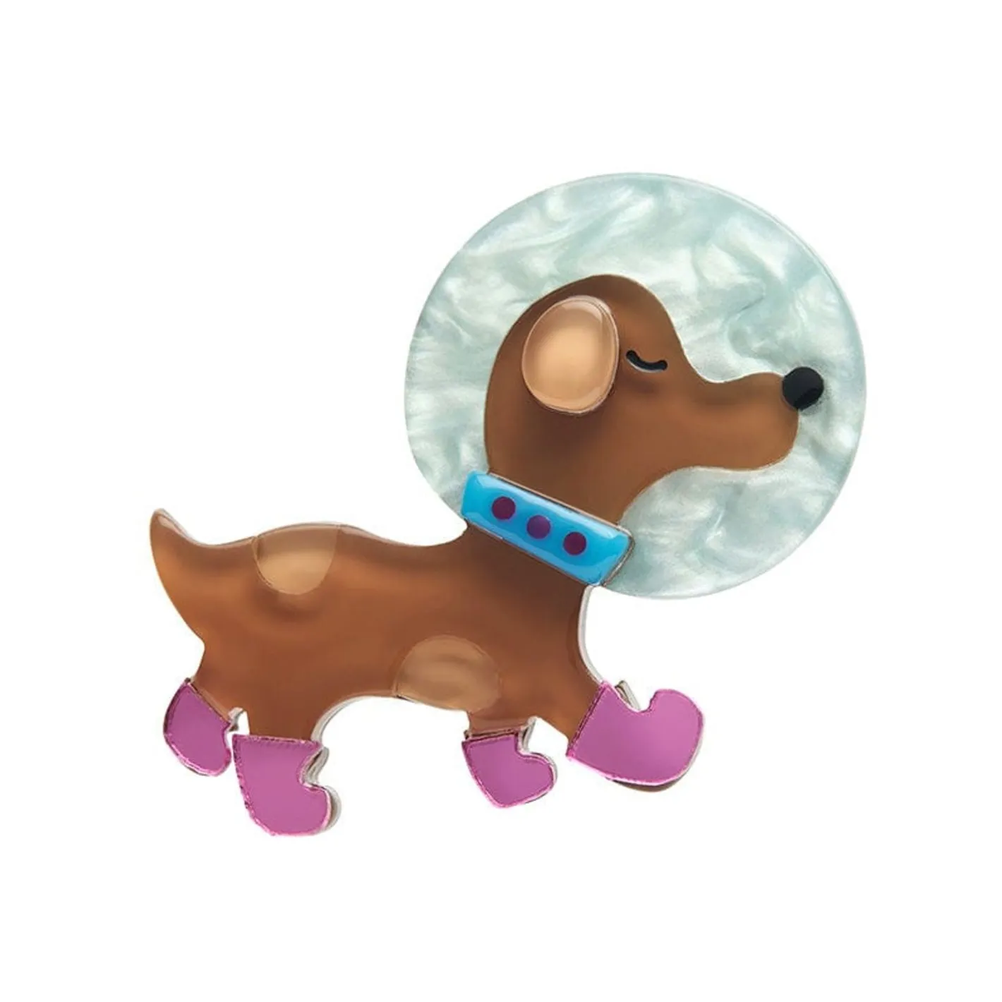 Erstwilder Apollo K9 Mini Brooch^ Brooches