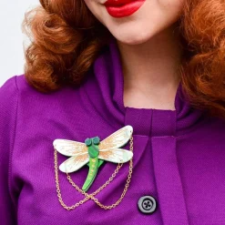 Erstwilder As The Dragon Flies Brooch^ Brooches