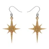 Erstwilder Atomic Star Glitter Drop Earring - Gold^ Essential Earrings