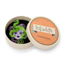 Erstwilder Avert Thy Gaze Brooch^ Brooches