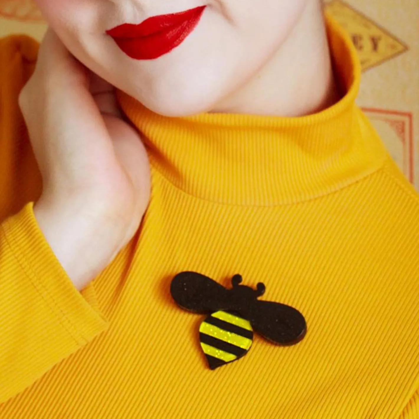 Erstwilder Babette Bee Brooch^ Necklaces
