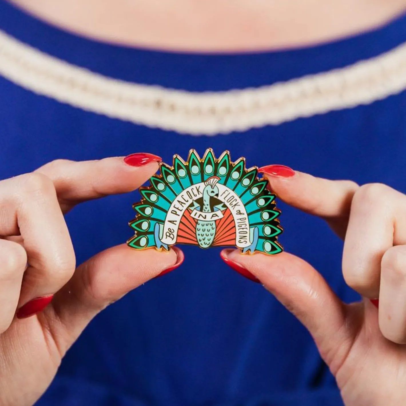 Erstwilder Be A Peacock Enamel Pin^ Enamel Pins