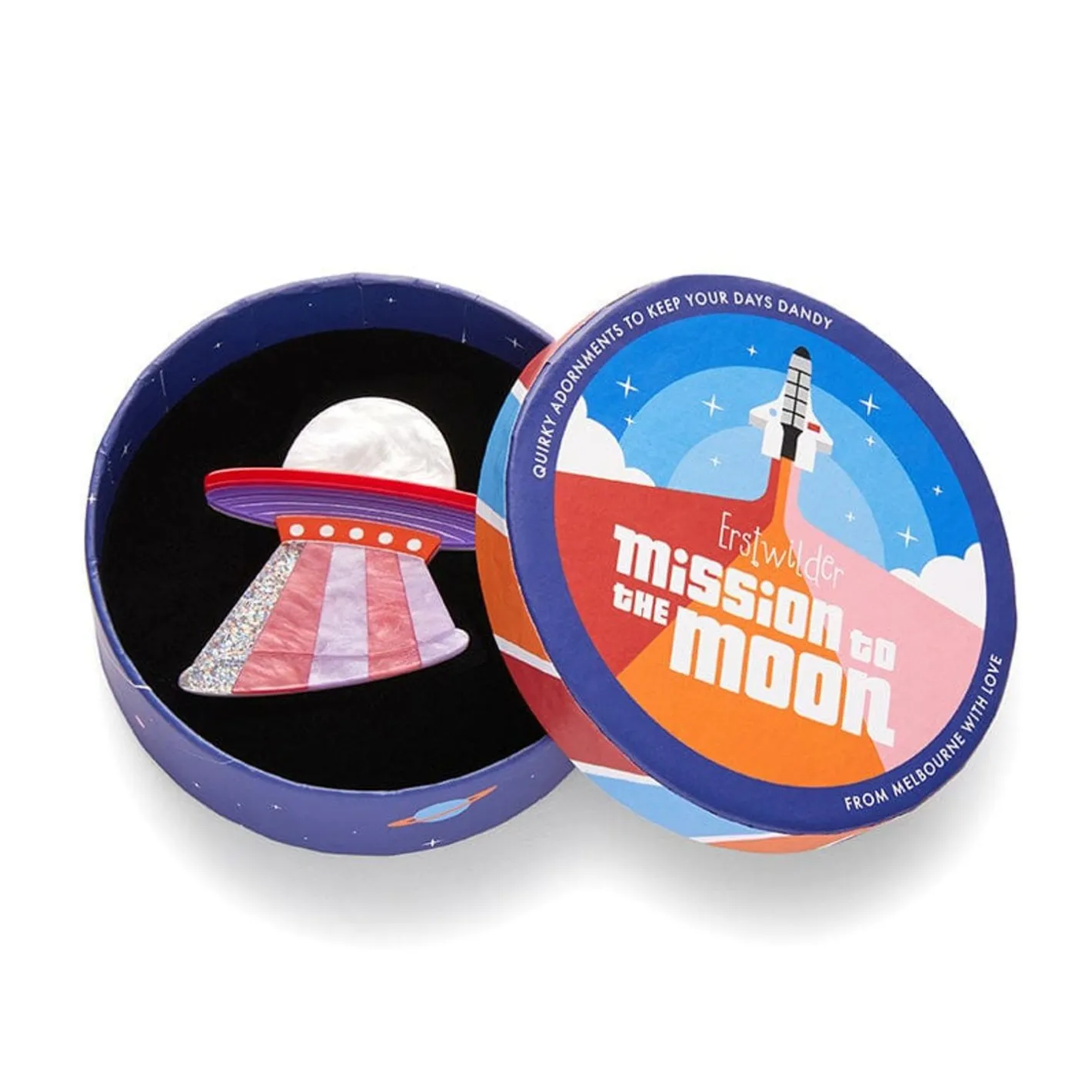 Erstwilder Beam Me Up Brooch^ Brooches