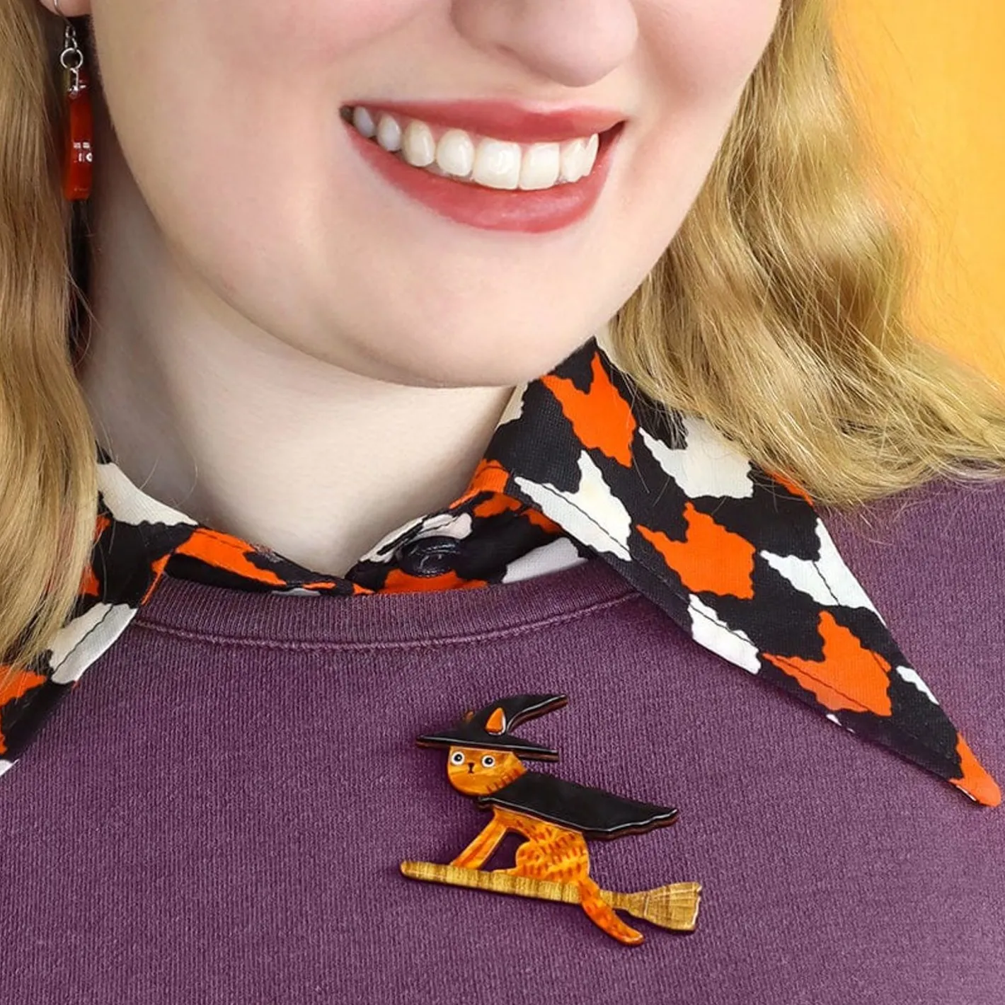 Erstwilder Bed Knobs & Broomsticks Brooch^ Brooches