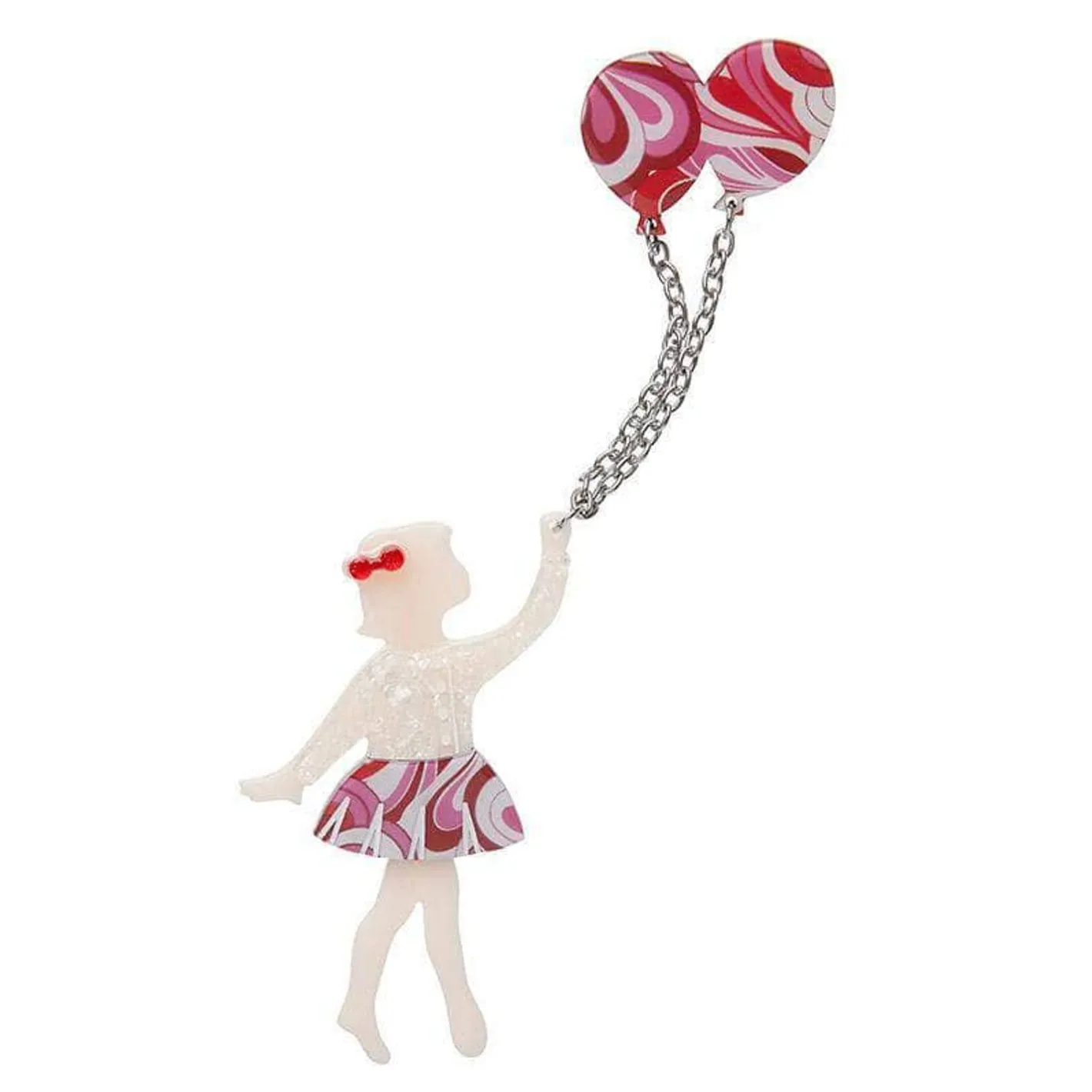 Erstwilder Bev And The Flying Balloon Brooch^ Brooches