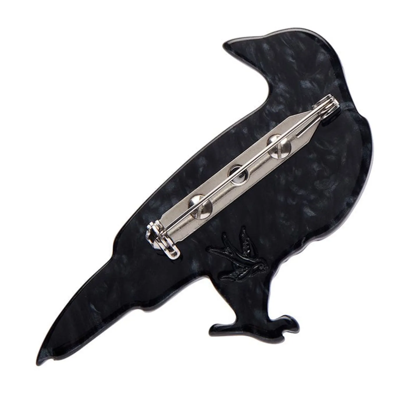 Erstwilder Black As Night Brooch^ Brooches