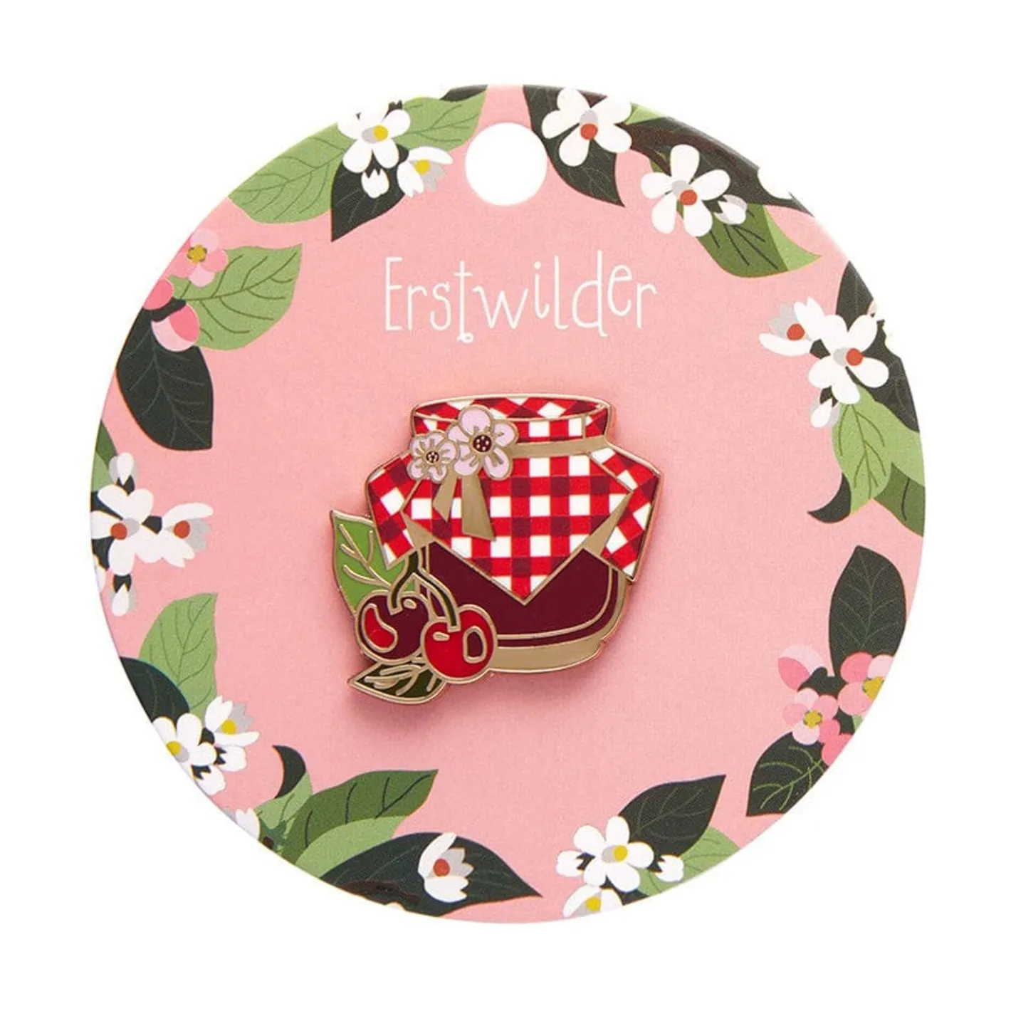Erstwilder Black Cherry Bounce Enamel Pin^ Enamel Pins