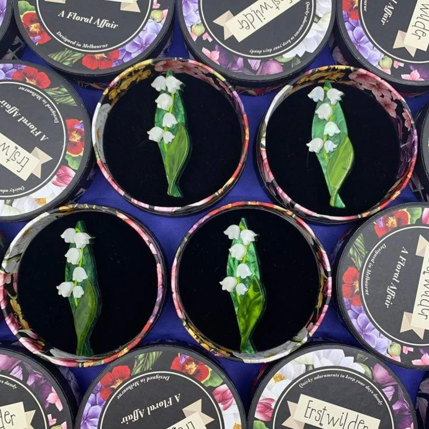 Erstwilder Blooming Bells Brooch^ Brooches