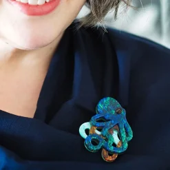 Erstwilder Blue Blood Brooch^ Brooches