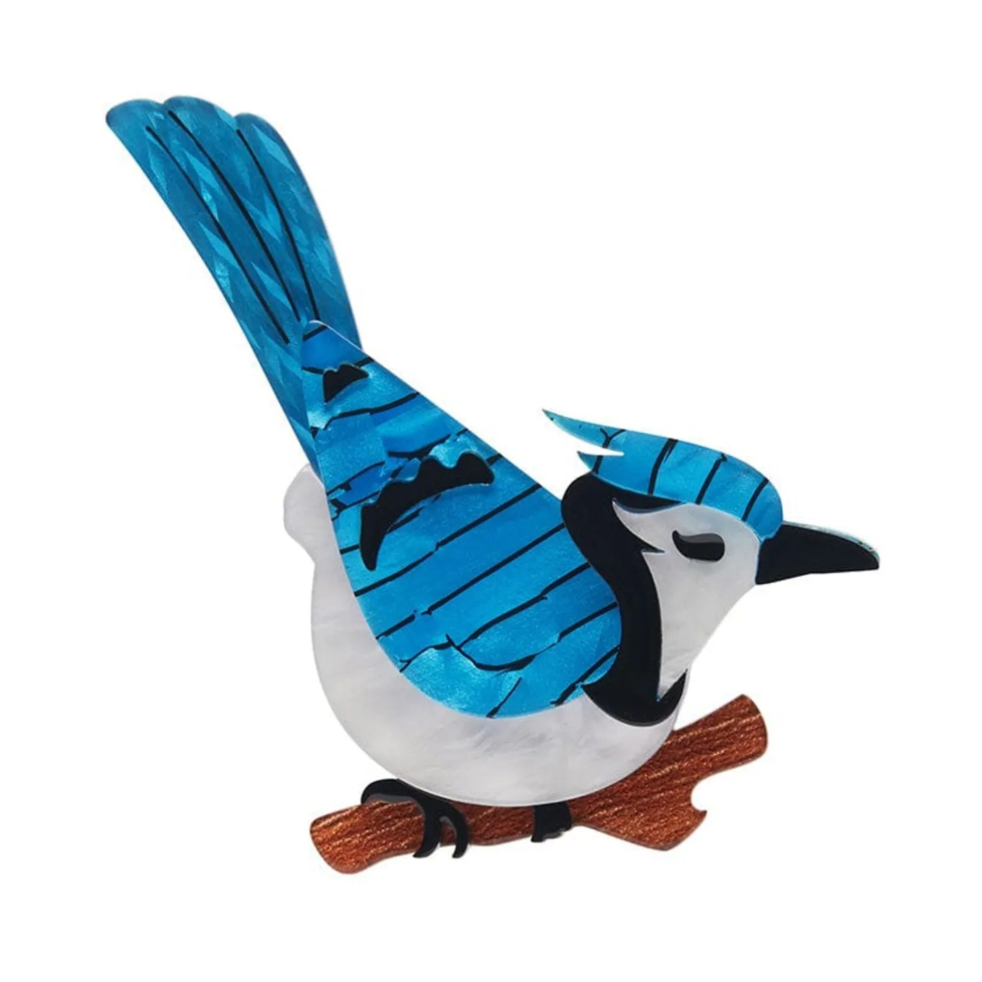 Erstwilder Blue Jay Way Brooch^ Brooches