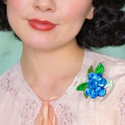 Erstwilder Blueberry Hill Brooch^ Brooches