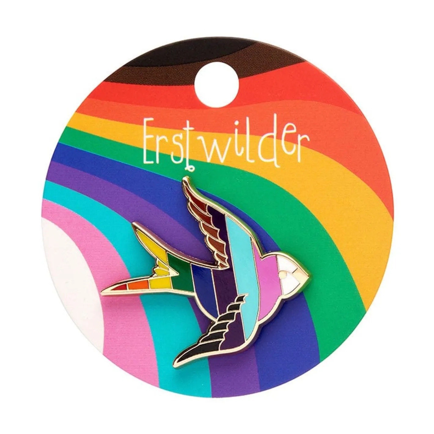 Erstwilder Bluebird Of Happiness For All Enamel Pin^ Enamel Pins