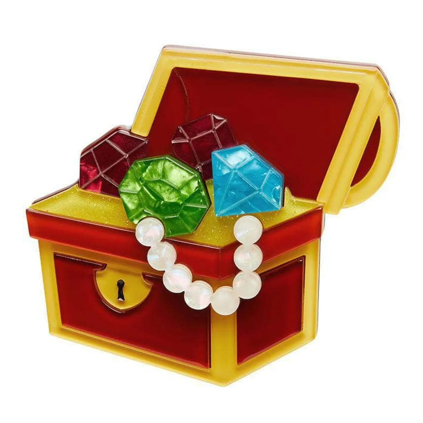 Erstwilder Bootylicious Treasure Chest Brooch^ Brooches
