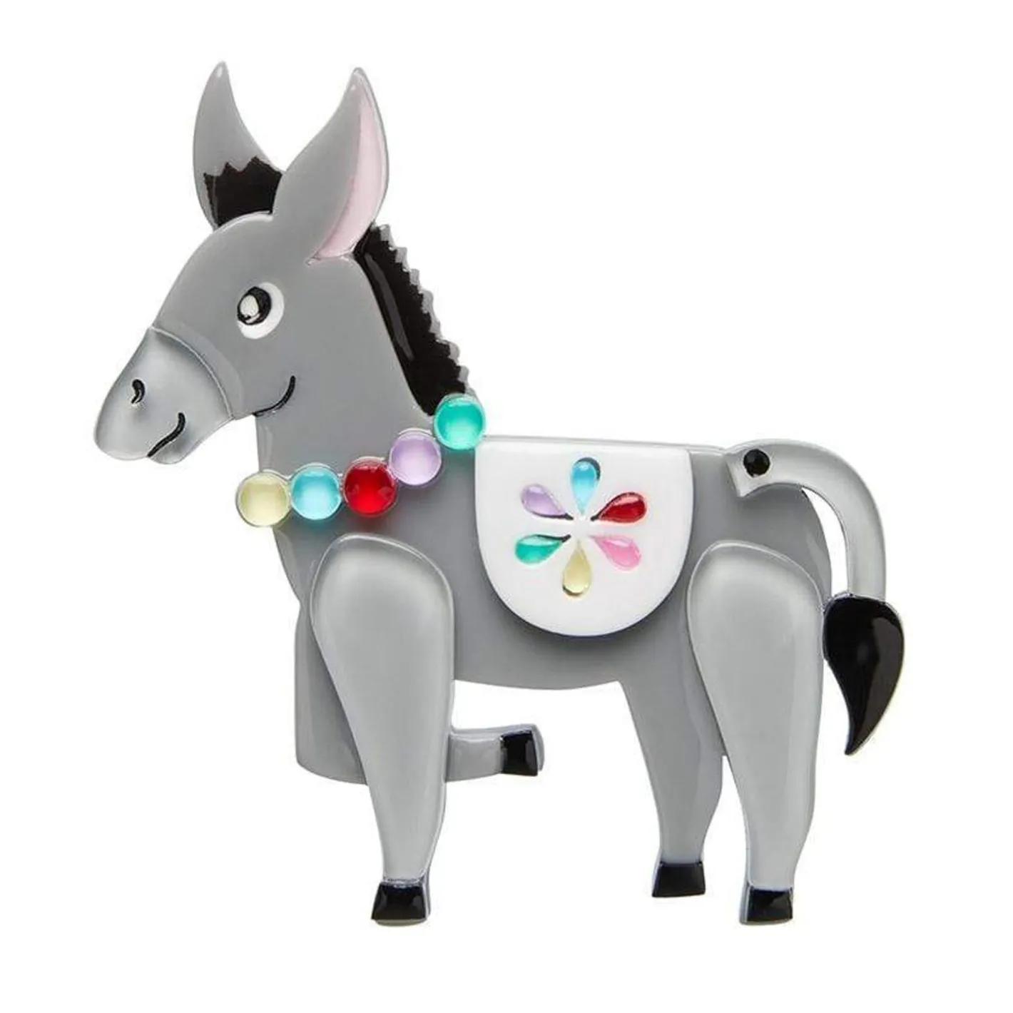 Erstwilder Brave Burro Donkey Brooch^ Brooches