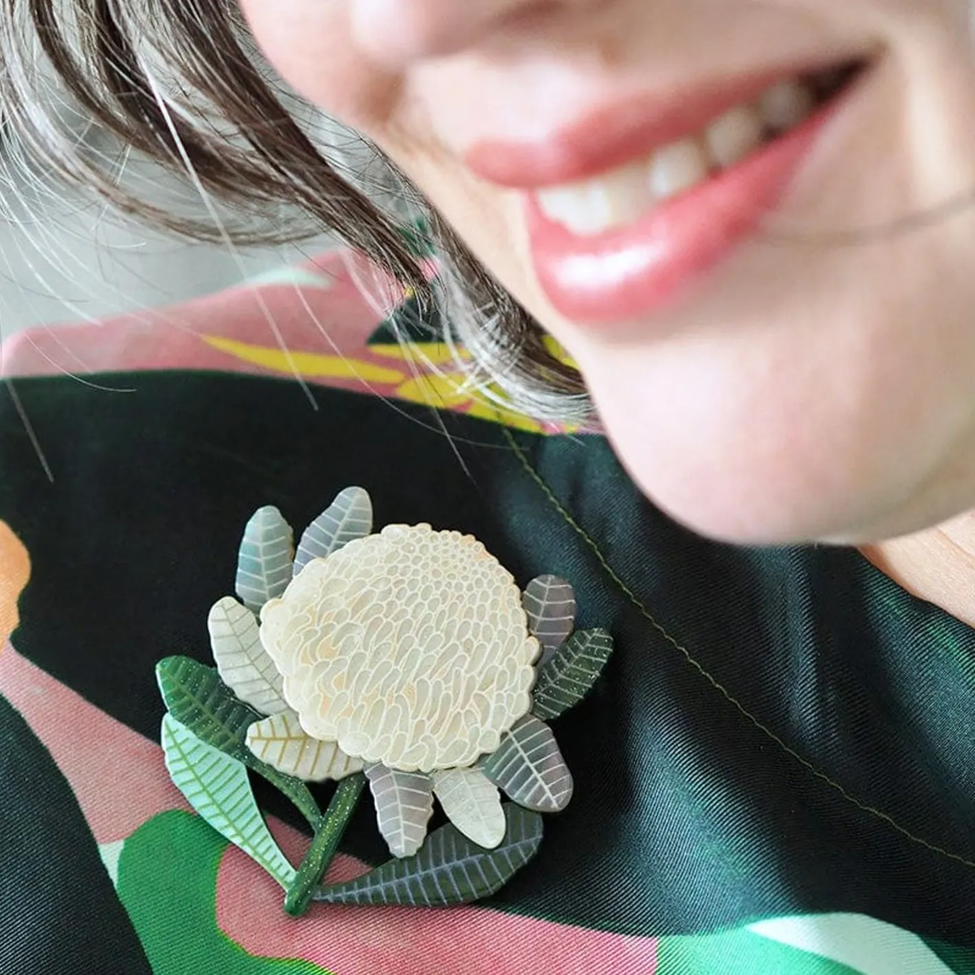 Erstwilder Bridal Gown Botanical Brooch^ Brooches