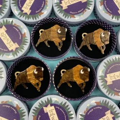 Erstwilder Buffalo Bull Brooch^ Brooches