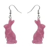 Erstwilder Bunny Ripple Resin Drop Earrings - Mauve^ Essential Earrings