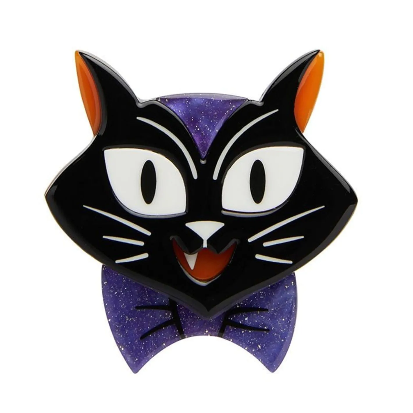Erstwilder Cat Charming Brooch^ Brooches