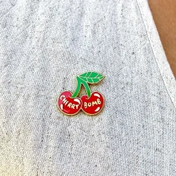 Erstwilder Cherry Bomb Enamel Pin^ Enamel Pins