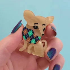 Erstwilder Chi Chi Chihuahua Mini Brooch^ Brooches