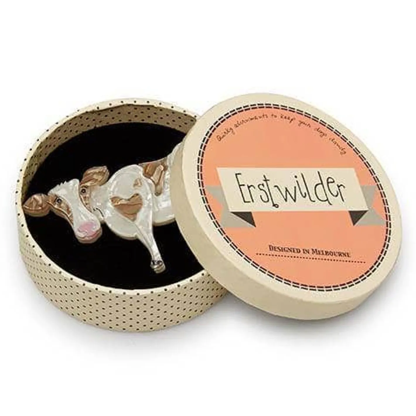 Erstwilder Clara-Bell Cow Brooch^ Brooches