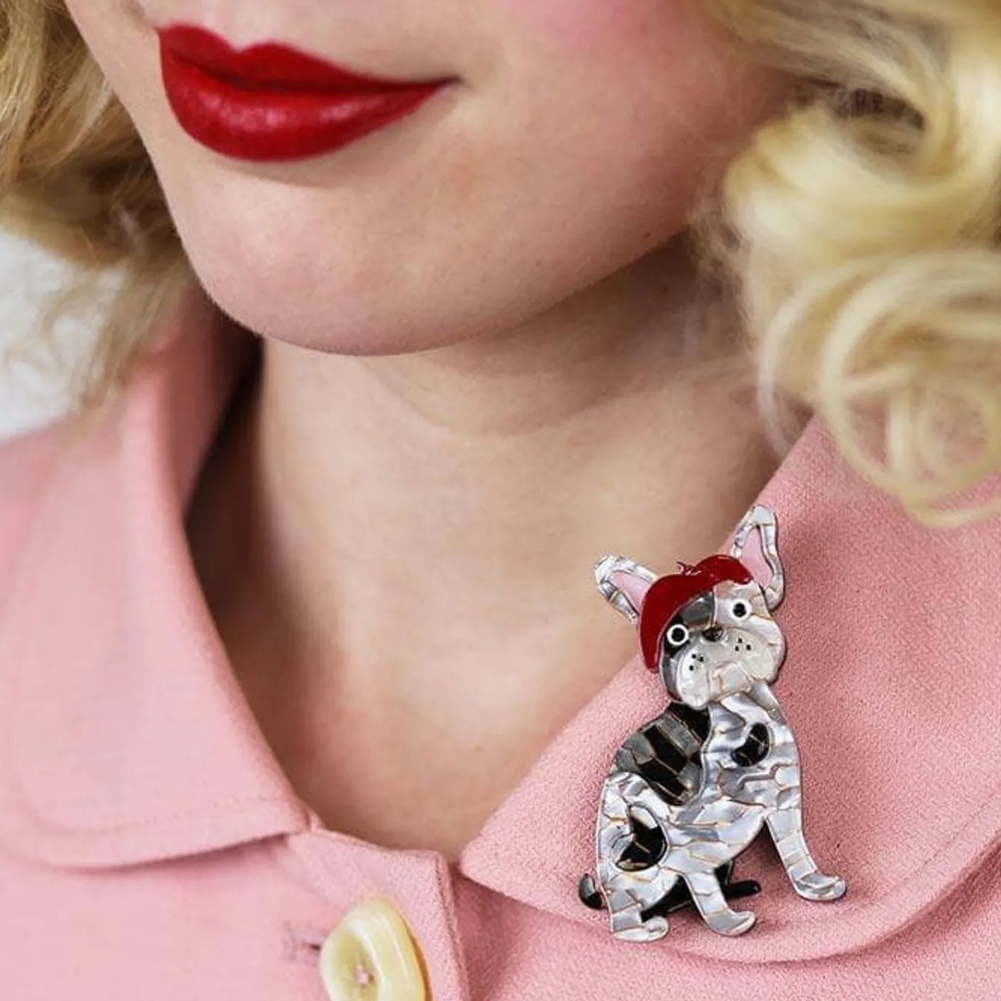 Erstwilder Claude The Chic Dog Brooch^ Brooches