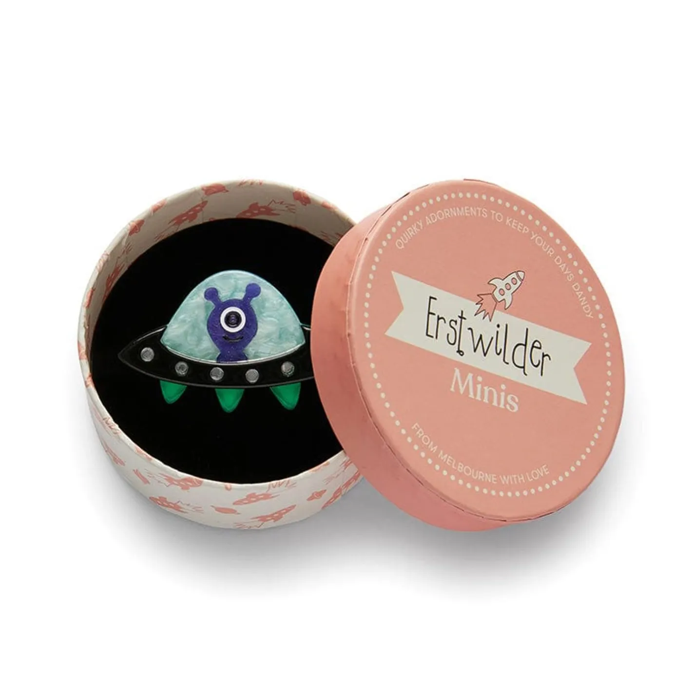 Erstwilder Close Encounter Mini Brooch^ Brooches