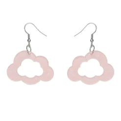 Erstwilder Cloud Glitter Resin Drop Earrings - Pink^ Essential Earrings
