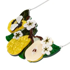 Erstwilder Compare The Pear Statement Necklace^ Necklaces