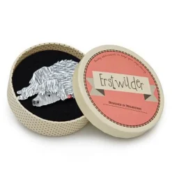 Erstwilder Conan The Content Dog Brooch^ Brooches