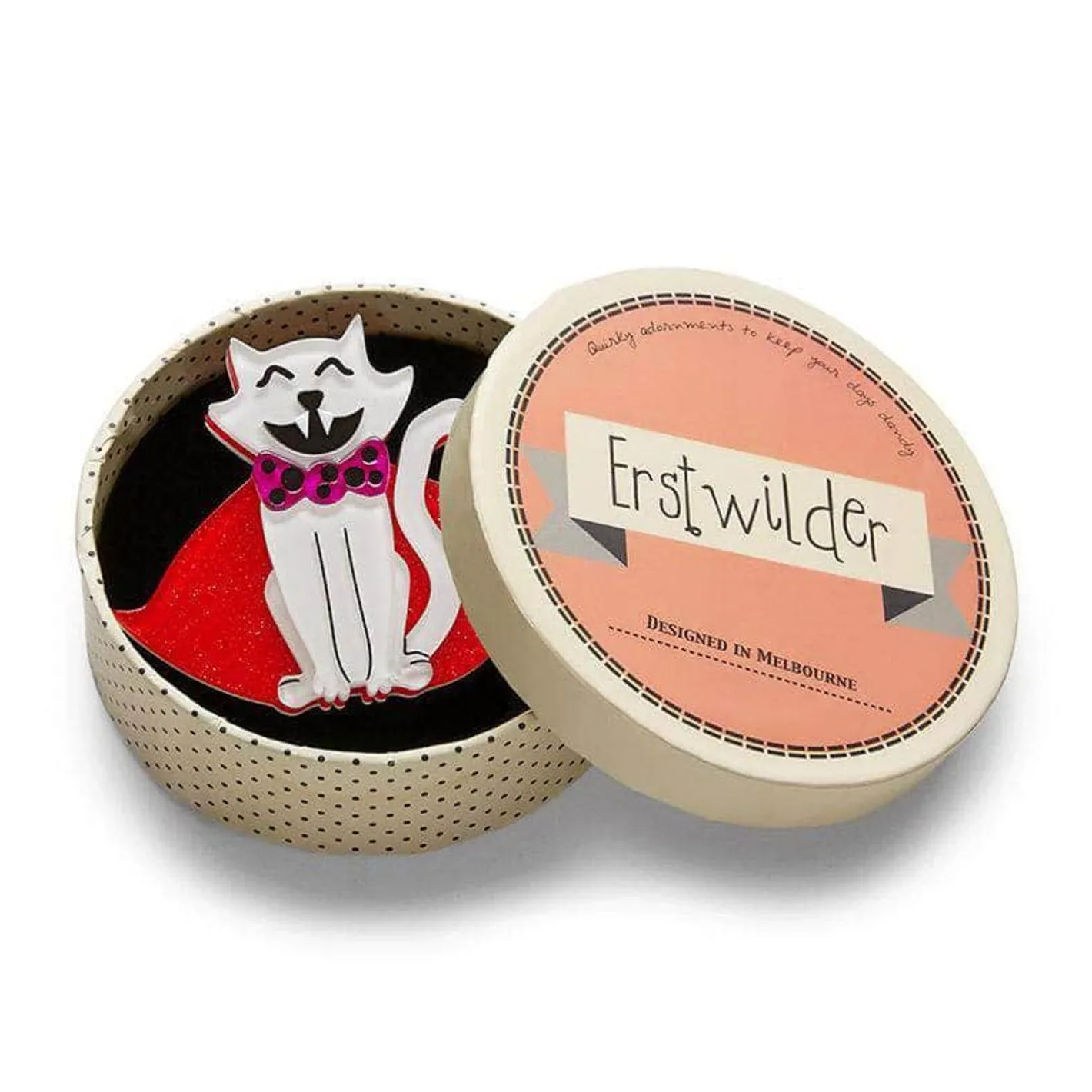 Erstwilder Count Von Kitty Brooch^ Brooches