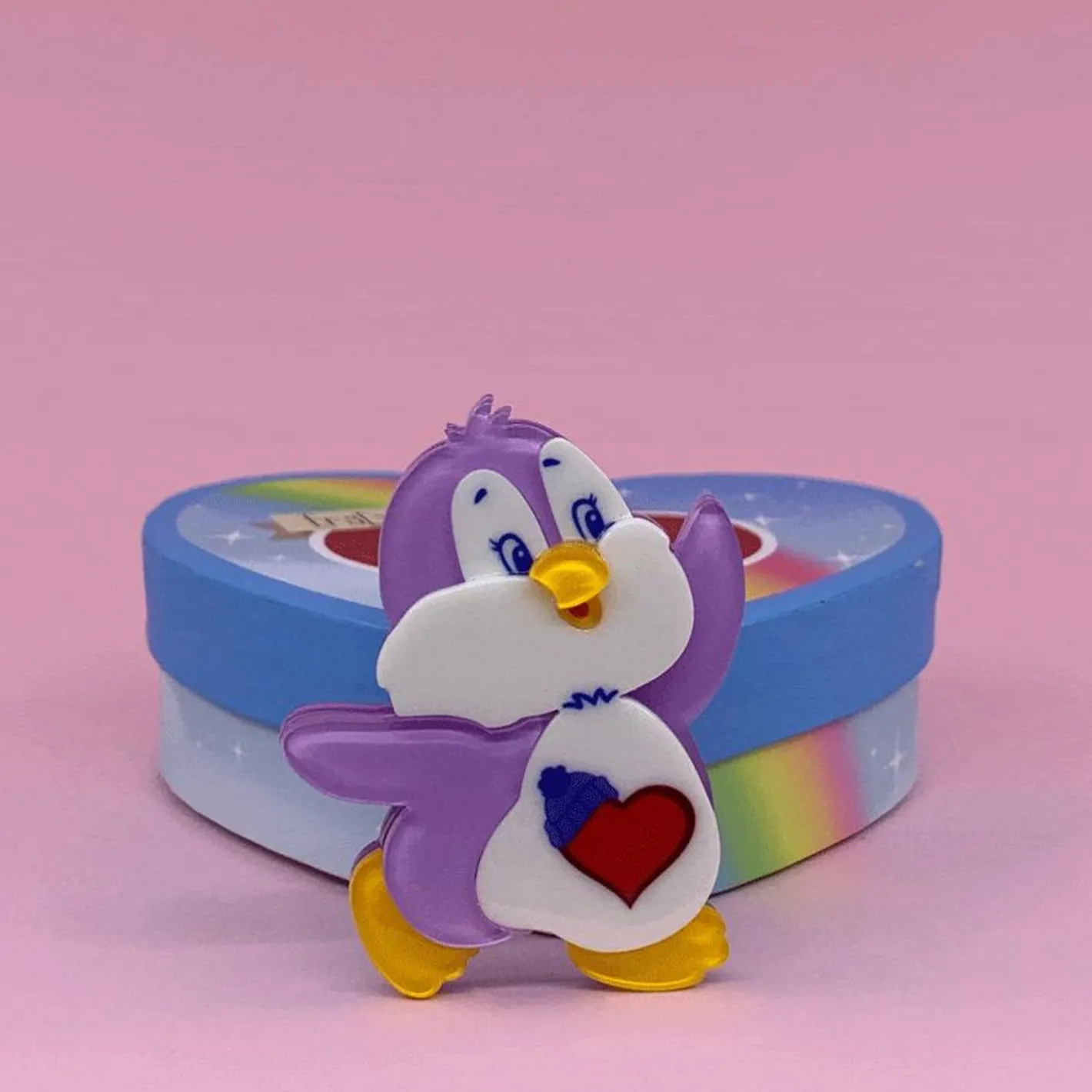 Erstwilder Cozy Heart Penguin Brooch^ Brooches