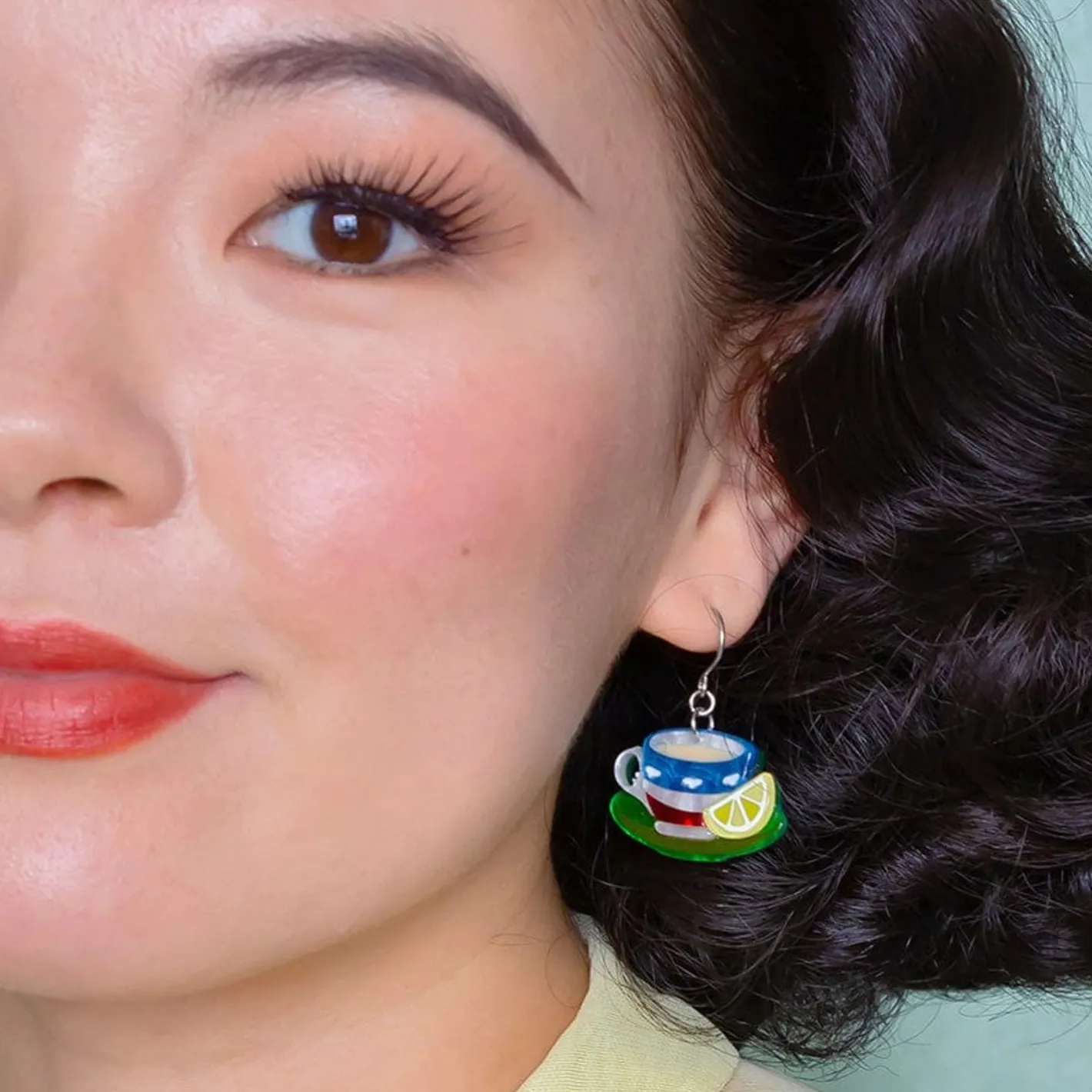 Erstwilder Cuppa Tea Drop Earrings^ Earrings