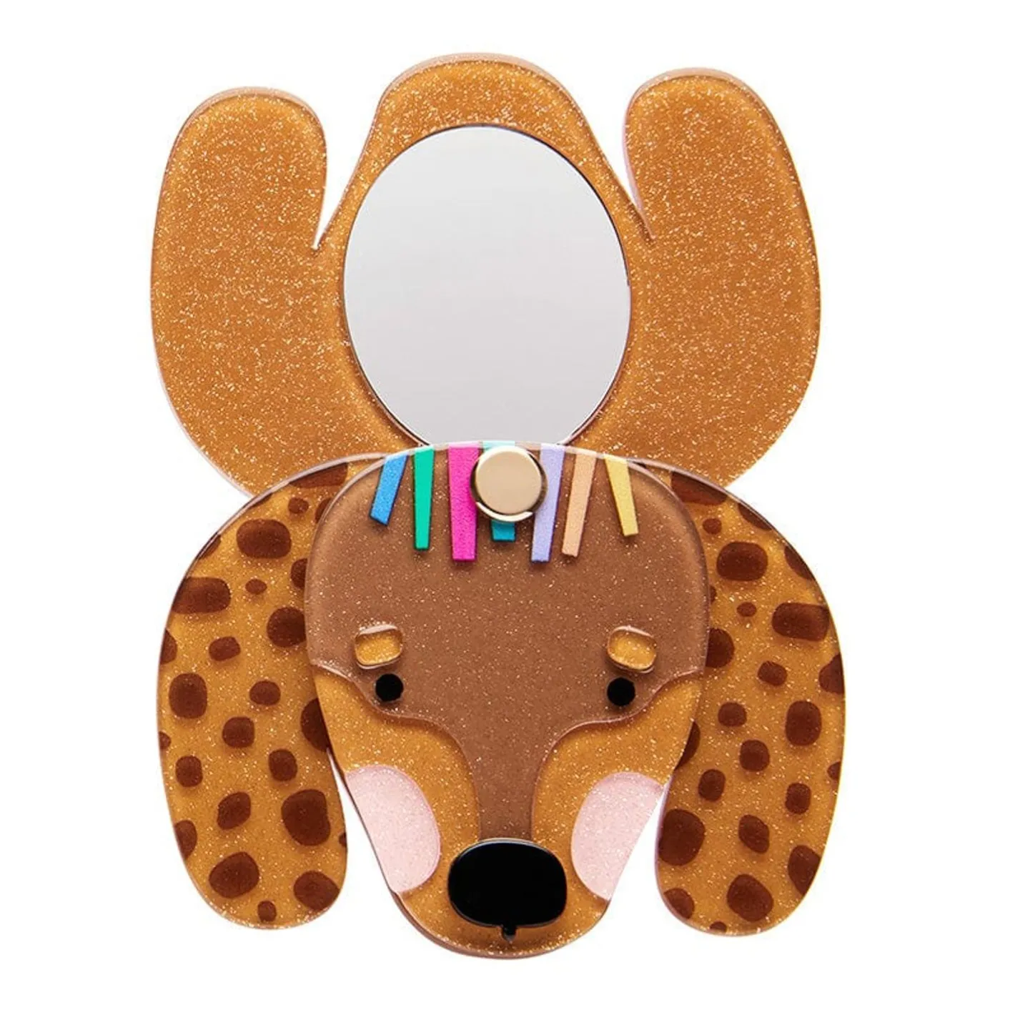 Erstwilder Darcy The Dachshund Mirror Compact^ Mirror Compacts